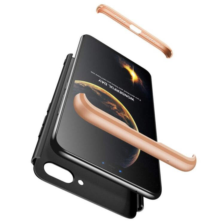 Захисний чохол GKK Double Dip Case для Xiaomi Mi 8 Lite - Black / Gold: фото 3 з 16