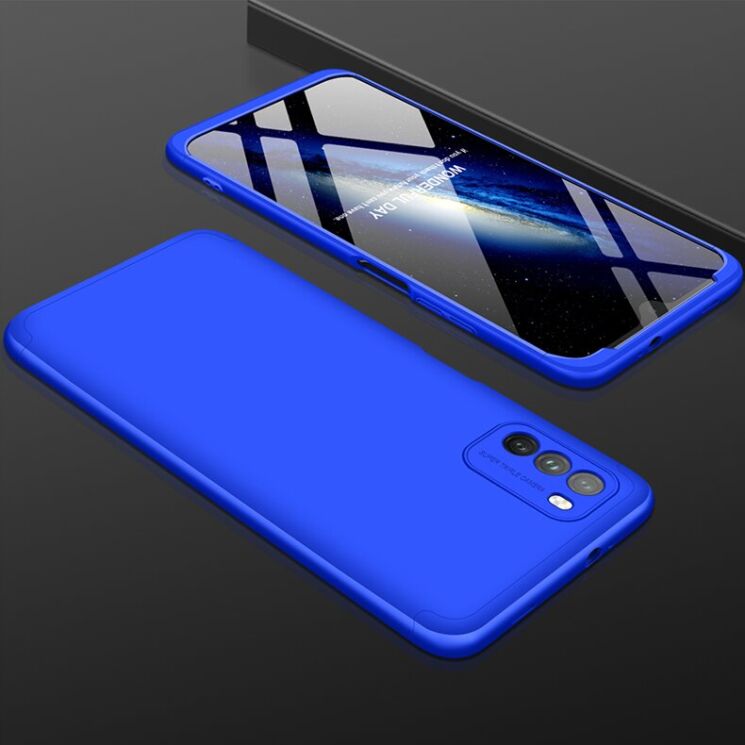 Захисний чохол GKK Double Dip Case для Xiaomi Redmi 9T - Blue: фото 7 з 14