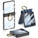 Захисний чохол GKK Hinge Ring для Samsung Galaxy Flip 7 - Black (383952B). Фото 1 з 10