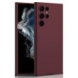 Защитный чехол GKK Slim для Samsung Galaxy S23 Ultra - Wine Red (317939WR)