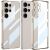 Защитный чехол GKK Space Frame для Samsung Galaxy S25 Ultra (S938) - Champagne Gold: фото 1 из 9