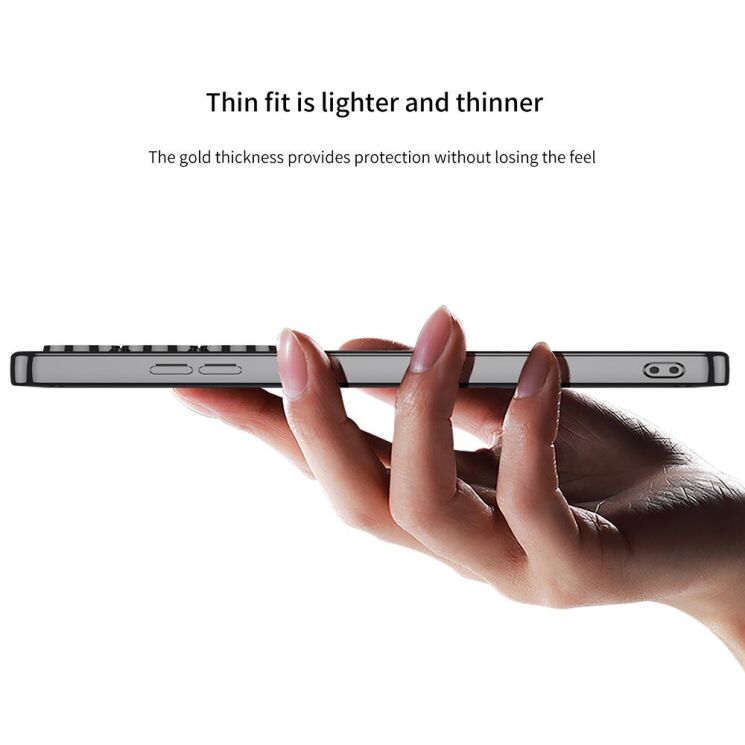 Защитный чехол GKK Space Frame для Samsung Galaxy S25 Ultra (S938) - Transparent: фото 4 из 9