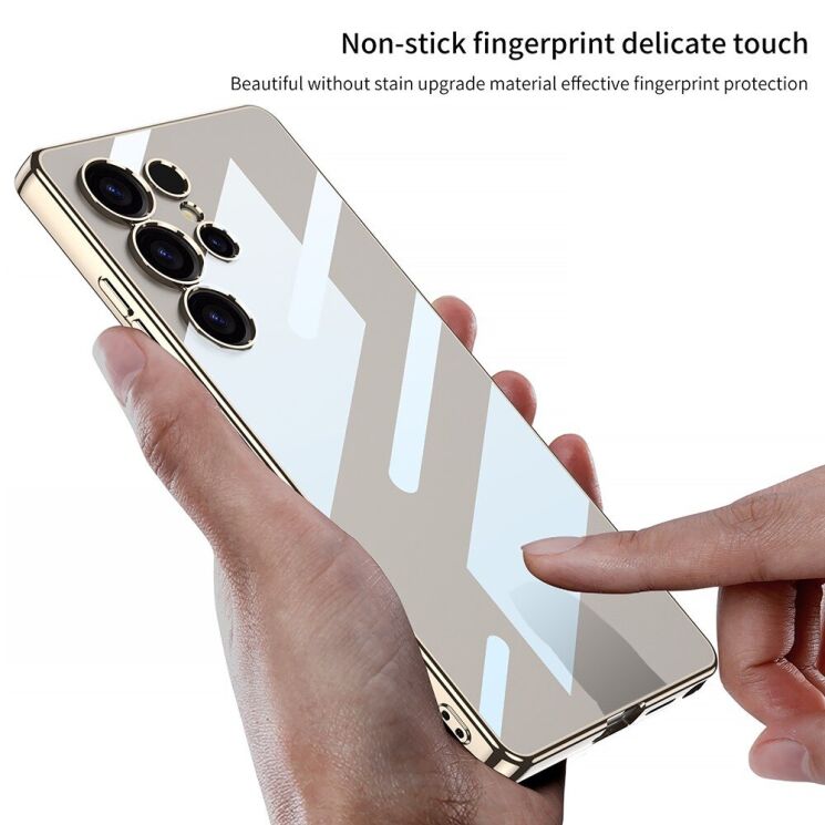 Защитный чехол GKK Space Frame для Samsung Galaxy S25 Ultra (S938) - Transparent: фото 3 из 9