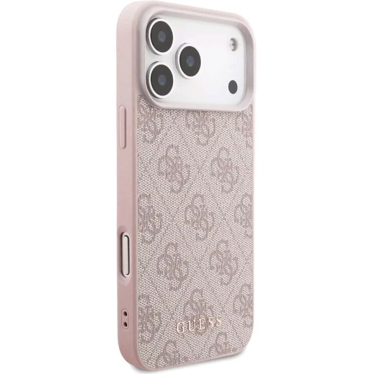 Захисний чохол Guess 4G Classic для iPhone 18 Pro / 17 Pro (GUHCP18LG4GFPI) - Pink (423744P) Захисний чохол Guess 4G Classic для iPhone 18 Pro / 17 Pro (GUHCP18LG4GFPI) - Pink: фото 3 з 7