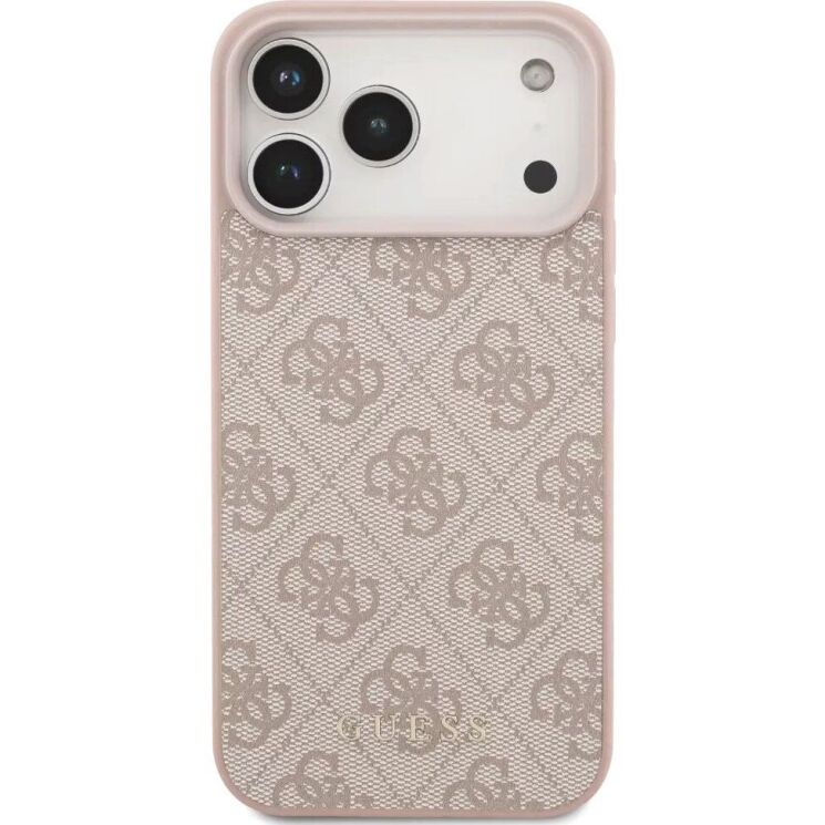 Захисний чохол Guess 4G Classic для iPhone 18 Pro / 17 Pro (GUHCP18LG4GFPI) - Pink (423744P) Захисний чохол Guess 4G Classic для iPhone 18 Pro / 17 Pro (GUHCP18LG4GFPI) - Pink: фото 2 з 7