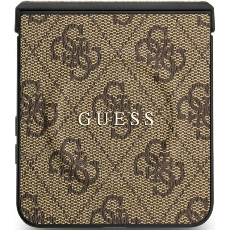 Захисний чохол Guess 4G Classic MagSafe для Samsung Galaxy Flip 7 (GUHMZF7P4MSEGCW) - Brown: фото 3 з 8