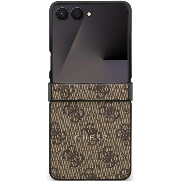 Захисний чохол Guess 4G Classic MagSafe для Samsung Galaxy Flip 7 (GUHMZF7P4MSEGCW) - Brown: фото 2 з 8