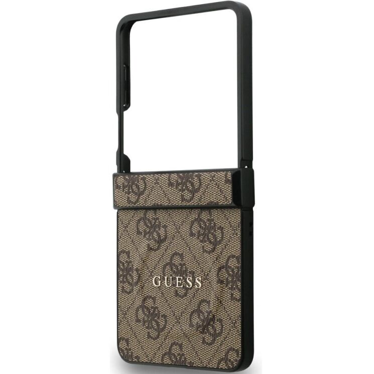 Захисний чохол Guess 4G Classic MagSafe для Samsung Galaxy Flip 7 (GUHMZF7P4MSEGCW) - Brown: фото 7 з 8