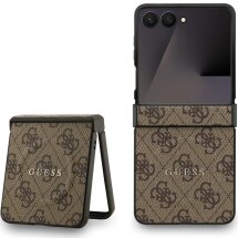 Захисний чохол Guess 4G Classic MagSafe для Samsung Galaxy Flip 7 (GUHMZF7P4MSEGCW) - Brown: фото 1 з 8