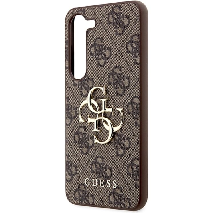 Защитный чехол Guess Big Metal Logo для Samsung Galaxy S24 (S921) - Brown: фото 5 из 8