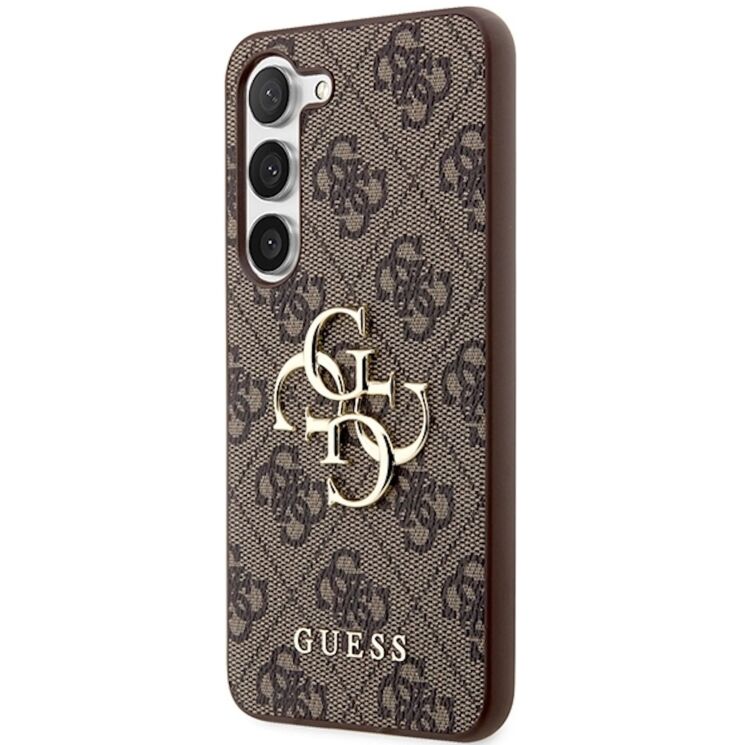 Защитный чехол Guess Big Metal Logo для Samsung Galaxy S24 (S921) - Brown: фото 2 из 8