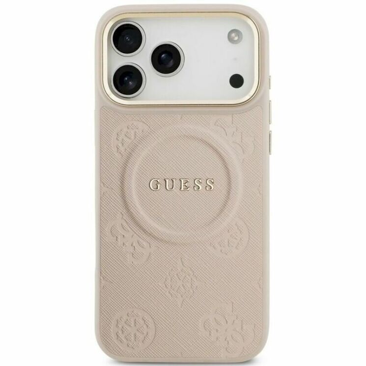 Захисний чохол Guess Peony Hot Stamp MagSafe для iPhone 17 Pro Max (GUHMP17XPSAMSECP) - Pink (411145P) Захисний чохол Guess Peony Hot Stamp MagSafe для iPhone 17 Pro Max (GUHMP17XPSAMSECP) - Pink: фото 3 з 4