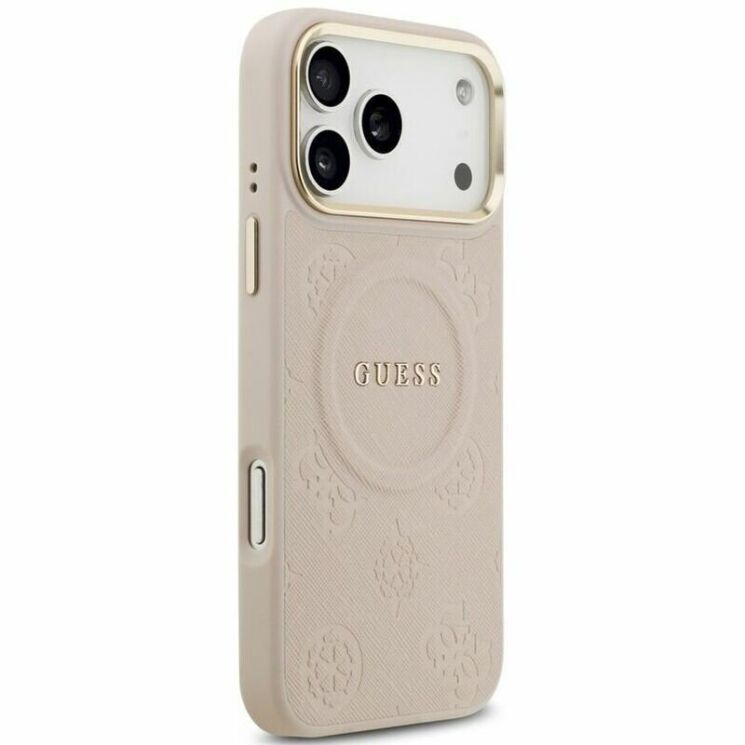 Захисний чохол Guess Peony Hot Stamp MagSafe для iPhone 17 Pro Max (GUHMP17XPSAMSECP) - Pink (411145P) Захисний чохол Guess Peony Hot Stamp MagSafe для iPhone 17 Pro Max (GUHMP17XPSAMSECP) - Pink: фото 4 з 4