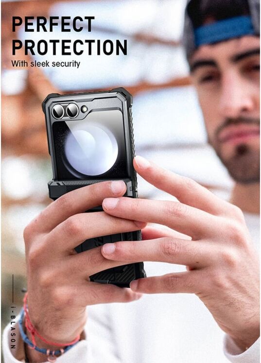 Защитный чехол i-Blason Armorbox by Supcase для Samsung Galaxy Flip 6 (843439147072) - Black: фото 13 из 13