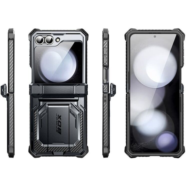 Защитный чехол i-Blason Armorbox by Supcase для Samsung Galaxy Flip 6 (843439147072) - Black: фото 5 из 13