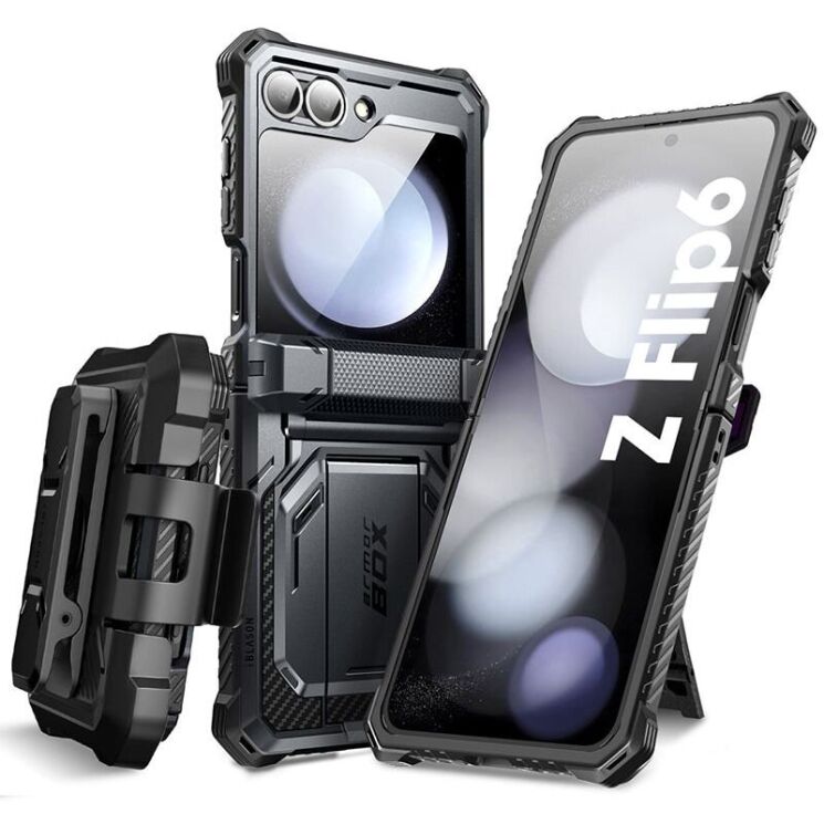 Защитный чехол i-Blason Armorbox by Supcase для Samsung Galaxy Flip 6 (843439147072) - Black: фото 2 из 13