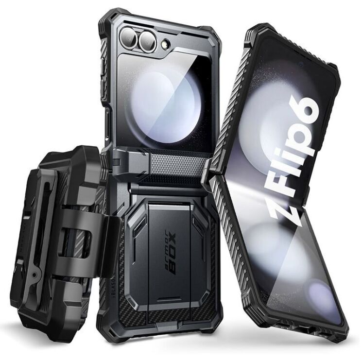 Защитный чехол i-Blason Armorbox by Supcase для Samsung Galaxy Flip 6 (843439147072) - Black: фото 1 из 13