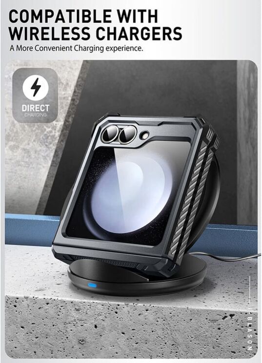 Защитный чехол i-Blason Armorbox by Supcase для Samsung Galaxy Flip 6 (843439147072) - Black: фото 12 из 13