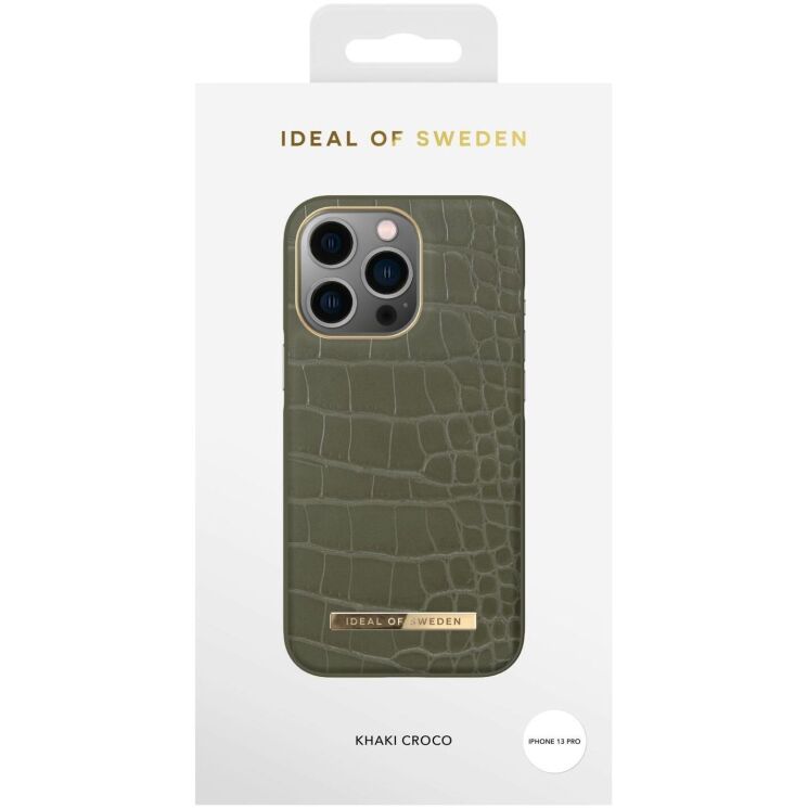 Захисний чохол iDeal Of Sweden Atelier Case для Apple iPhone 13 Pro - Khaki Croco: фото 3 з 3