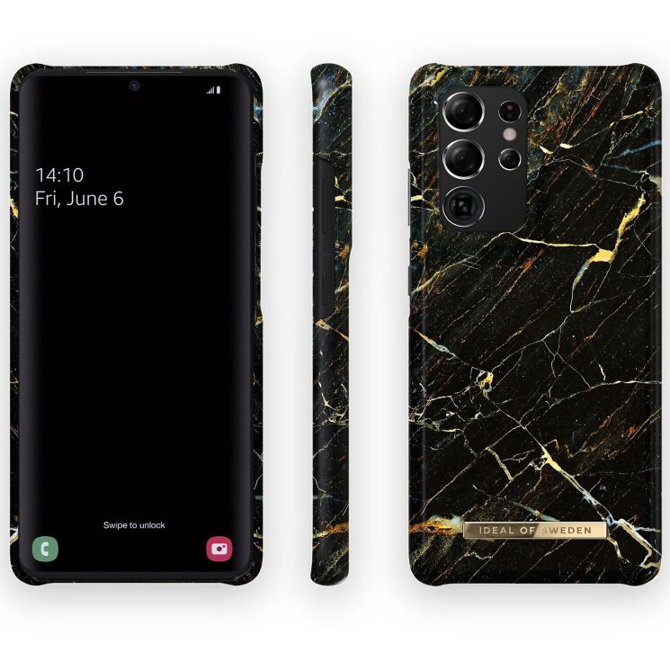Защитный чехол iDeal Of Sweden Printed Case для Samsung Galaxy S21 Ultra (G998) IDFCA16-S21U-49 - Port Lauren Marble: фото 2 из 3