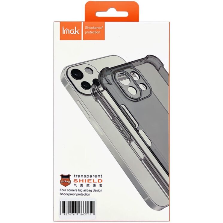 Защитный чехол IMAK Airbag MAX Case для Apple iPhone 15 Pro Max - Transparent: фото 7 из 7