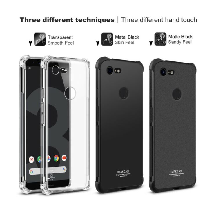 Защитный чехол IMAK Airbag MAX Case для Google Pixel 3 - Matte Black: фото 9 из 12
