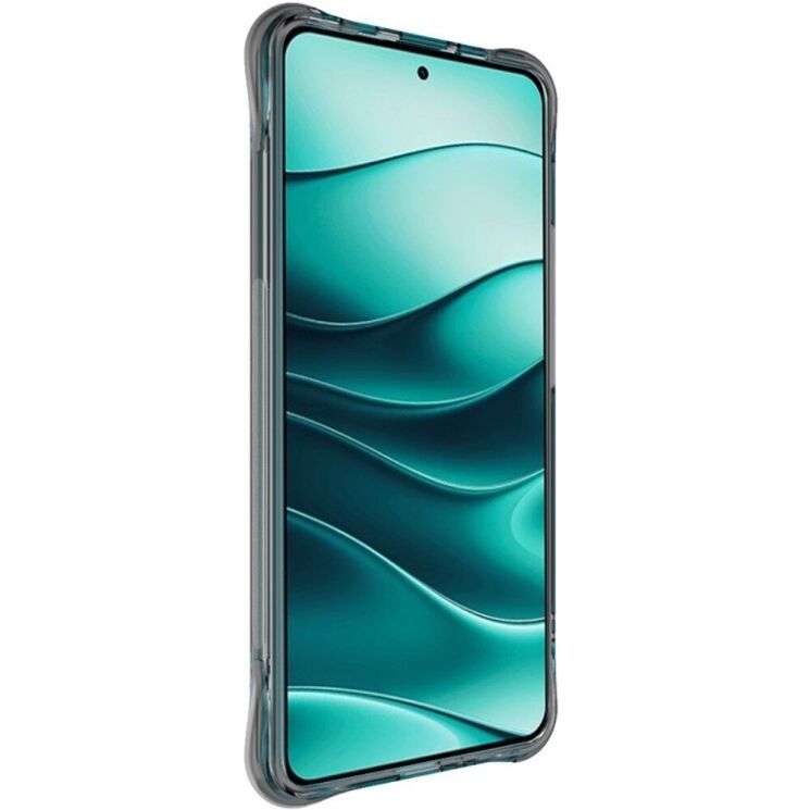 Защитный чехол IMAK Airbag MAX Case для Xiaomi Redmi Note 14 5G - Transparent Black: фото 2 из 8