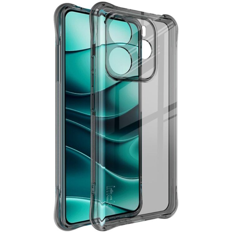 Защитный чехол IMAK Airbag MAX Case для Xiaomi Redmi Note 14 5G - Transparent Black: фото 1 из 8