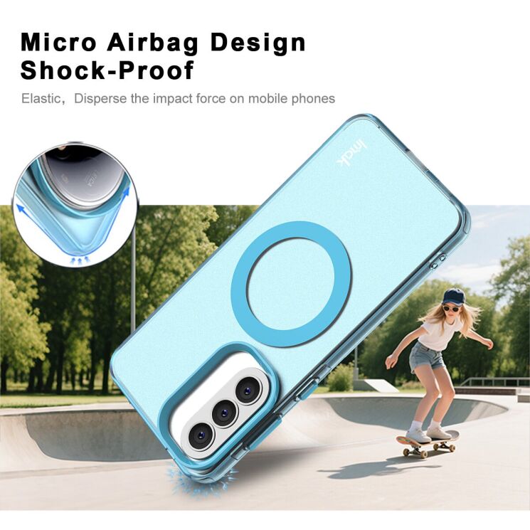 Защитный чехол IMAK Candy Series Magnetic для Samsung Galaxy A57 (A576) - Black: фото 3 из 8