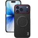 Защитный чехол IMAK Carbon Guard with MagSafe для Apple iPhone 18 Pro / 17 Pro - Carbon Fiber (423681C). Фото 1 из 10