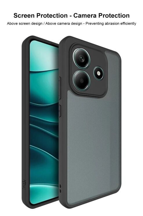Защитный чехол IMAK UX-9B Series для Xiaomi Redmi Note 14 5G - Black: фото 6 из 9