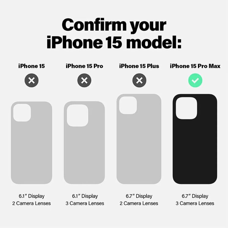 Защитный чехол Incipio Forme MagSafe для Apple iPhone 15 Pro Max - Eternal Spring: фото 6 из 6
