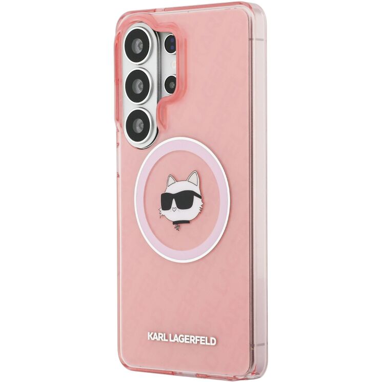 Защитный чехол Karl Lagerfeld IML Repeated Choupette MagSafe для Samsung Galaxy S26 Ultra (S948) KLHMS26LHMKBCHOP - Pink: фото 4 из 8