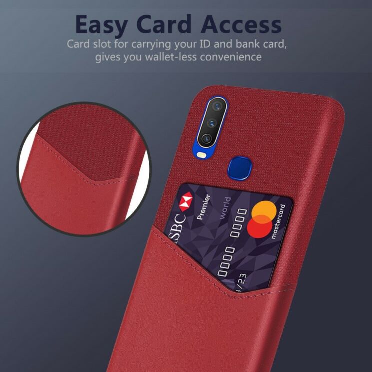 Защитный чехол KSQ Business Pocket для VIVO Y17 - Red: фото 4 из 4