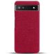 Защитный чехол KSQ Cloth Style для Google Pixel 6a - Red (293612R). Фото 3 из 6