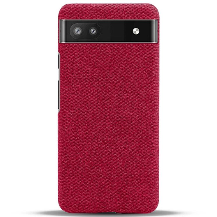 Защитный чехол KSQ Cloth Style для Google Pixel 6a - Red: фото 3 из 6