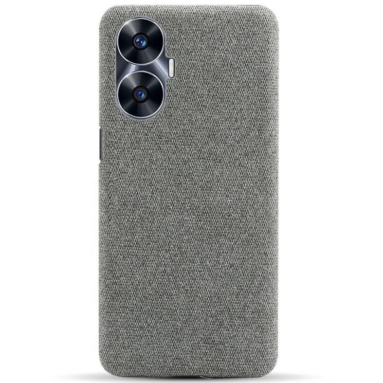 Защитный чехол KSQ Cloth Style для Realme C55 - Grey: фото 3 из 6