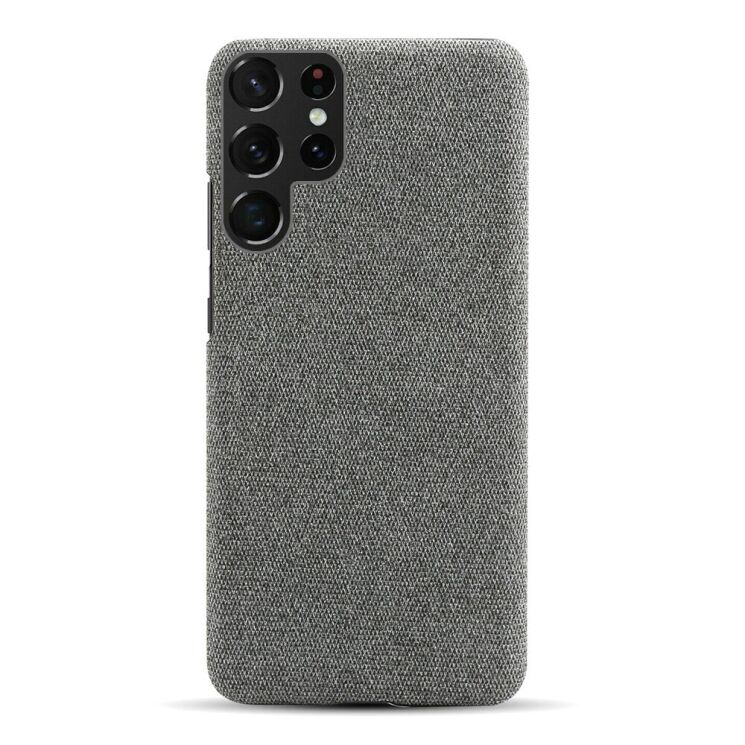 Защитный чехол KSQ Cloth Style для Samsung Galaxy S22 Ultra - Grey: фото 3 из 6