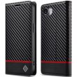 Защитный чехол LC.IMEEKE Carbon Fiber для Apple iPhone 16e - Horizontal Stripe (378236B)