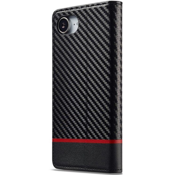 Защитный чехол LC.IMEEKE Carbon Fiber для Apple iPhone 16e - Horizontal Stripe: фото 5 из 11
