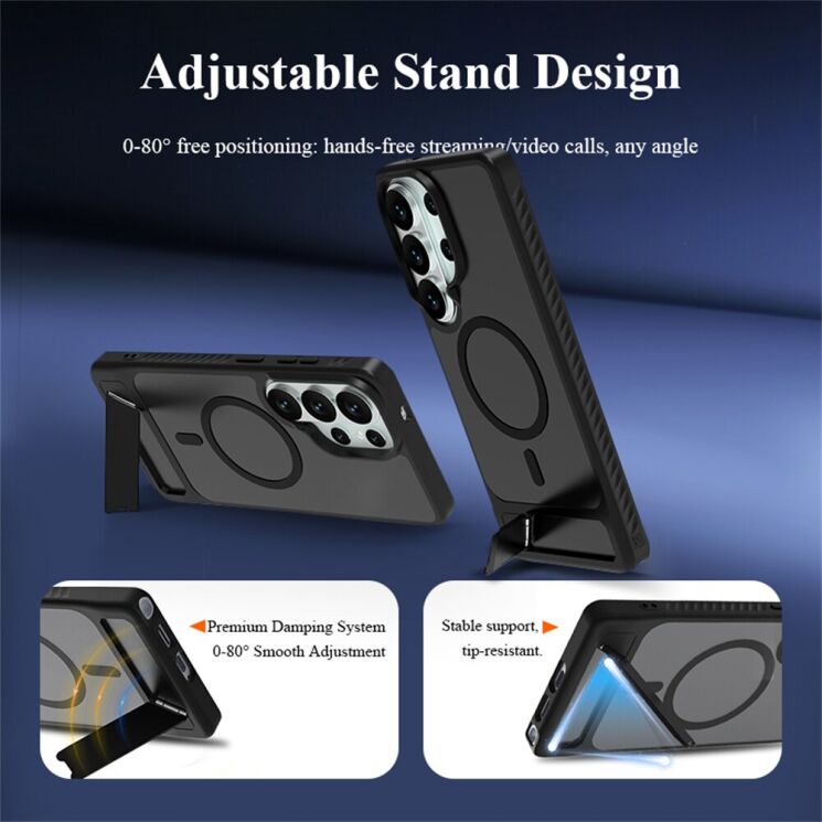 Захисний чохол LEREACH Le-Chic Series для Samsung Galaxy S26 Ultra - Black: фото 8 з 14