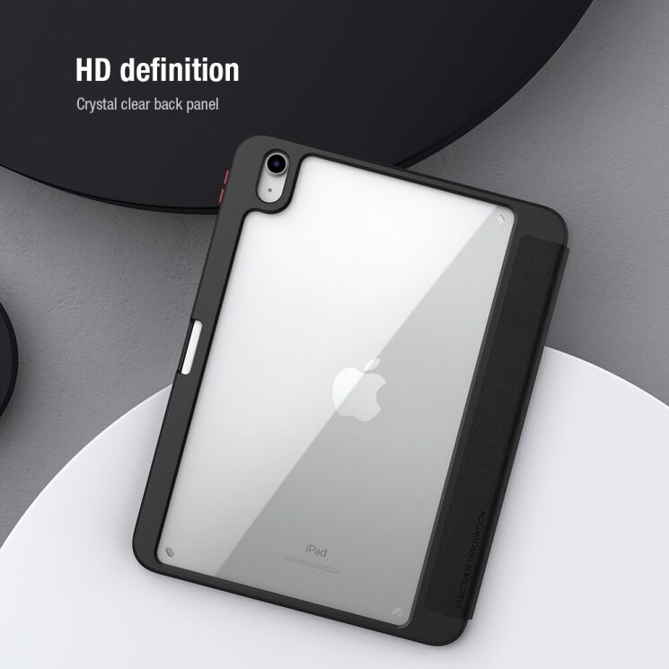 Защитный чехол NILLKIN Bevel Leather Case для Apple iPad 10.9 (2022) / iPad 11 (2025) - Green: фото 10 из 23