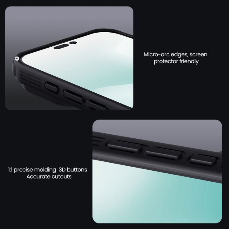 Защитный чехол NILLKIN CamShield Pro для Apple iPhone 17 - Black: фото 13 из 17