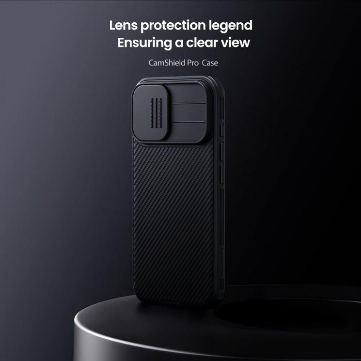 Защитный чехол NILLKIN CamShield Pro для Apple iPhone 17 - Black: фото 5 из 17