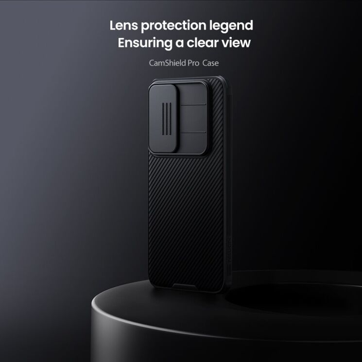 Защитный чехол NILLKIN CamShield Pro для Samsung Galaxy S25 FE (S731) - Black: фото 5 из 14