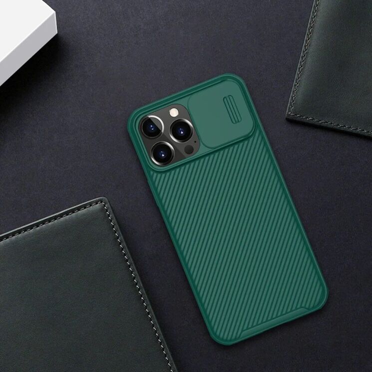 Защитный чехол NILLKIN CamShield Pro Magnetic для Apple iPhone 13 Pro - Blue: фото 17 из 18