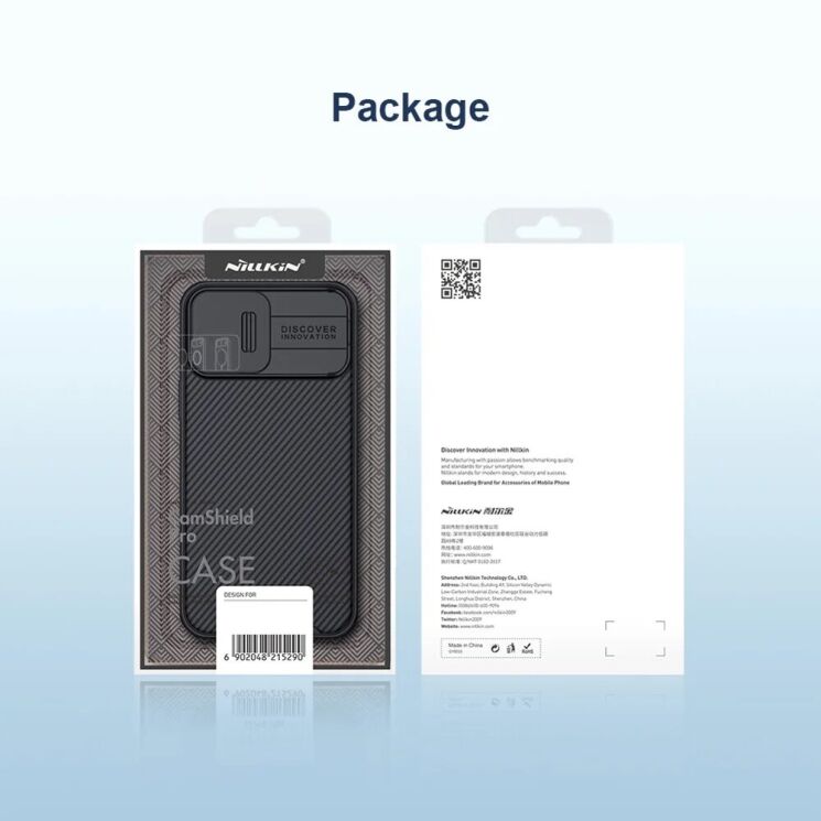 Защитный чехол NILLKIN CamShield Pro Magnetic для Apple iPhone 13 Pro - Blue: фото 18 из 18
