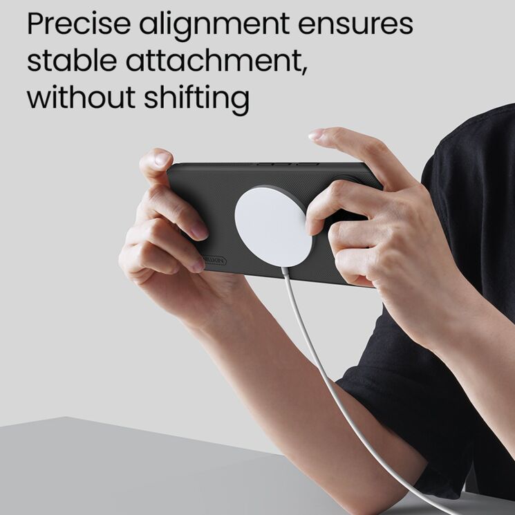 Захисний чохол NILLKIN Super Frosted Shield Pro Magnetic для Google Pixel 11 Pro XL - Transparent Black: фото 12 з 13