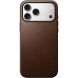 Защитный чехол Nomad Modern Leather Case для iPhone 17 Pro Max (NM014278858) - Brown (411121Z). Фото 1 из 15