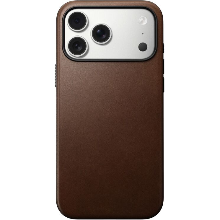 Защитный чехол Nomad Modern Leather Case для iPhone 17 Pro Max (NM014278858) - Brown: фото 1 из 15